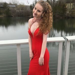 Bodycon prom dress